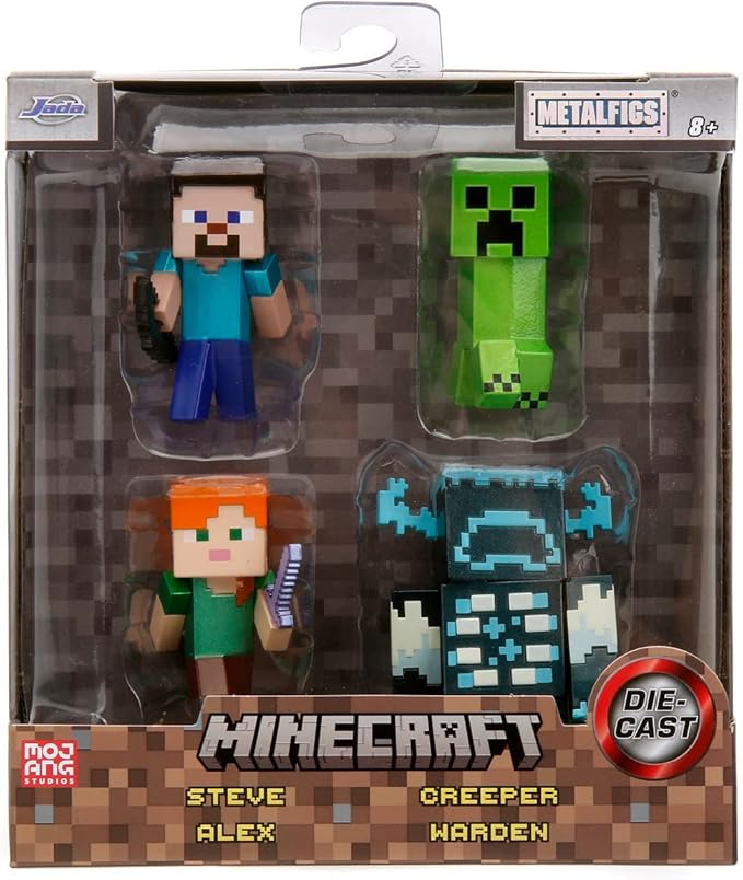 Jada Minecraft 4-Pack 2,5  Figures           253262001