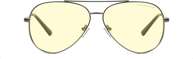 Gunnar Gaming Brille Maverick        Gunmetal          Amber