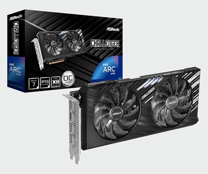 ASRock Intel ARC A750 Challenger SE 8GO VGA Card retail