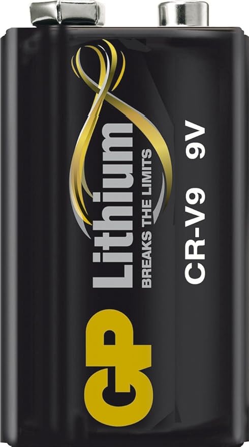 1 GP Lithium 9V Blockbatterie ideal für Rauchmelder etc.