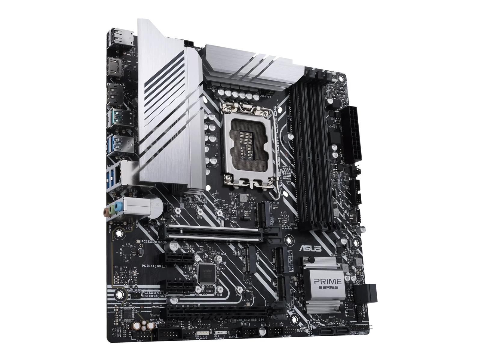 ASUS PRIME Z690M-PLUS D4 Intel Z690 LGA 1700 micro ATX ASUS PRIME Z690M-PLUS D4 Intel Z690 LGA 1700 micro ATX