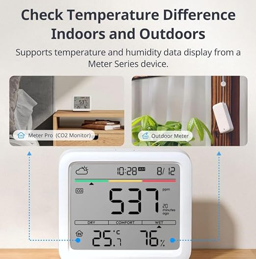 SwitchBot Meter Pro CO2 - Messgerät   Smarte Wetterstation