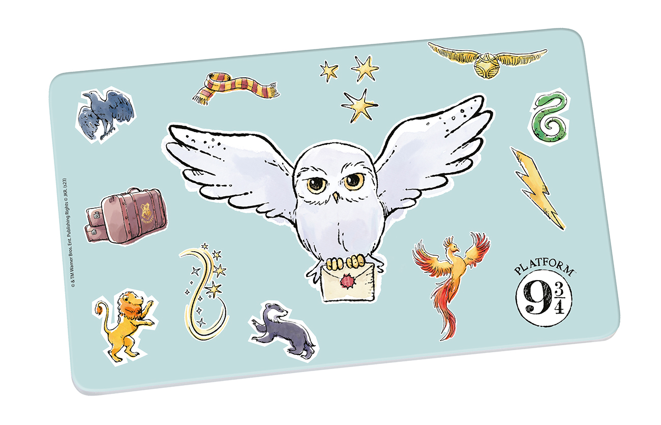 Harry Potter "Watercolor World" - Frühstücksbrettchen mit Hedwig Eule