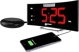 Geemarc Wake'n'Shake Curve Jumbo-Wecker mit Vibration