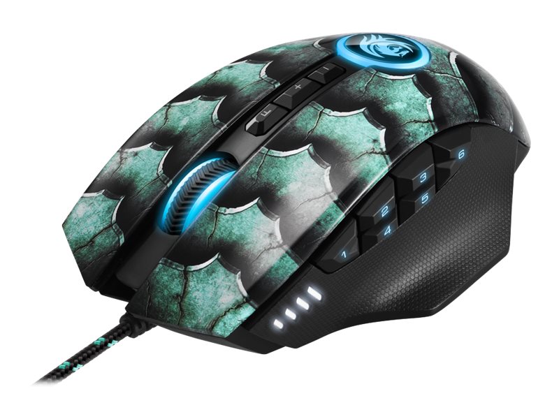 Sharkoon Drakonia II - Maus - optisch - 12 Tasten