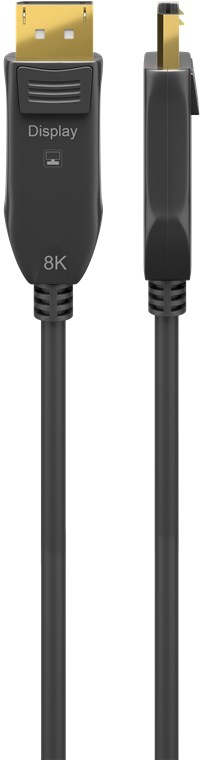 Optisches DisplayPort™ Hybrid-Verbindungskabel 2.0 (AOC), vergoldet Optisches DisplayPort™ Hybrid-Verbindungskabel 2.0 (AOC), vergoldet