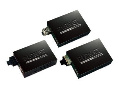 PLANET Medienkonverter, SFP 10/100/1000Base-T zu SFP, Inkl. Netzteil Ohne SFP Modul