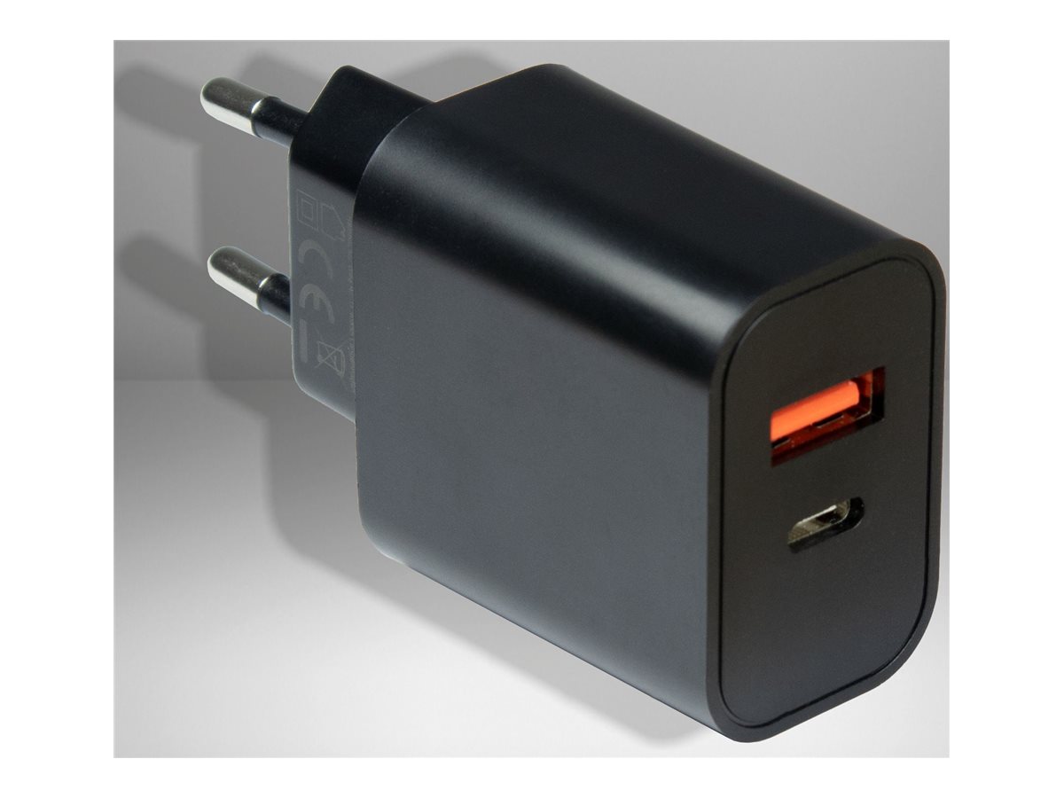 Inter-Tech PD-2120 Smartphone Schwarz AC Schnellladung Drinnen