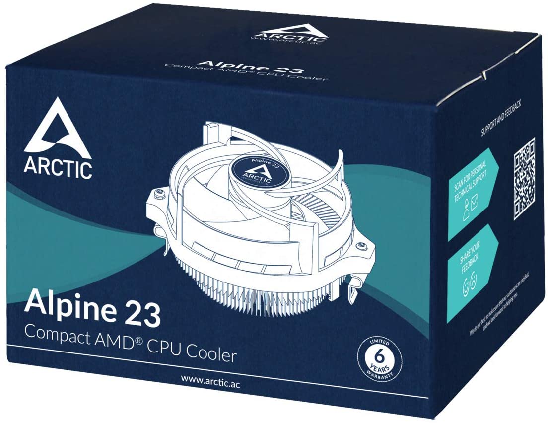 Arctic Alpine 23 - Prozessor-Luftkühler - (für: AM2, AM2+, AM3, AM3+, FM2, AM4) Arctic Alpine 23 - Prozessor-Luftkühler - (für: AM2, AM2+, AM3, AM3+, FM2, AM4)