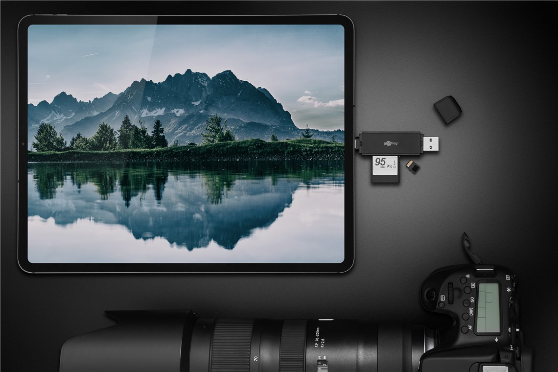 USB 3.0, USB-C™ 2in1-Kartenlesegerät