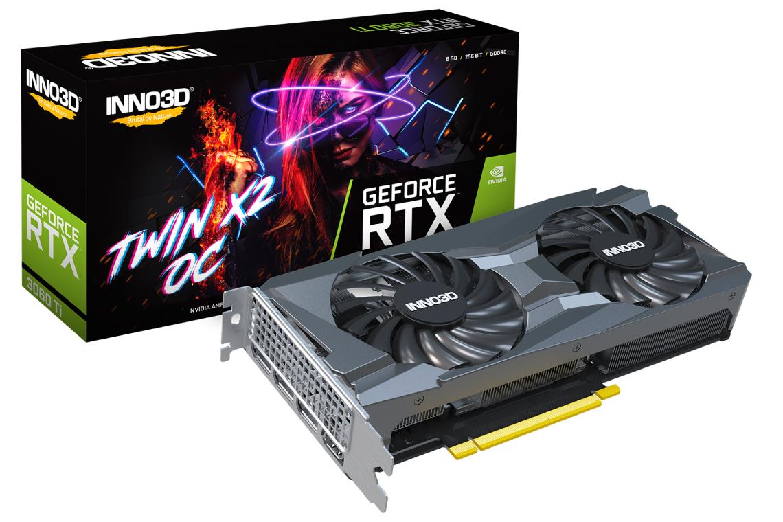 Inno3D GEFORCE RTX 3060 TI TWIN X2 OC LHR NVIDIA 8 GB GDDR6