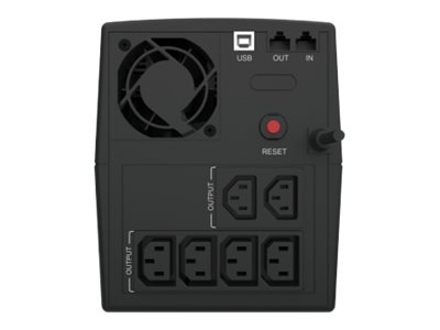 Conceptronic ZEUS04E Unterbrechungsfreie Stromversorgung (USV) Line-Interaktiv 2,2 kVA 1320 W 6 AC-Ausgänge