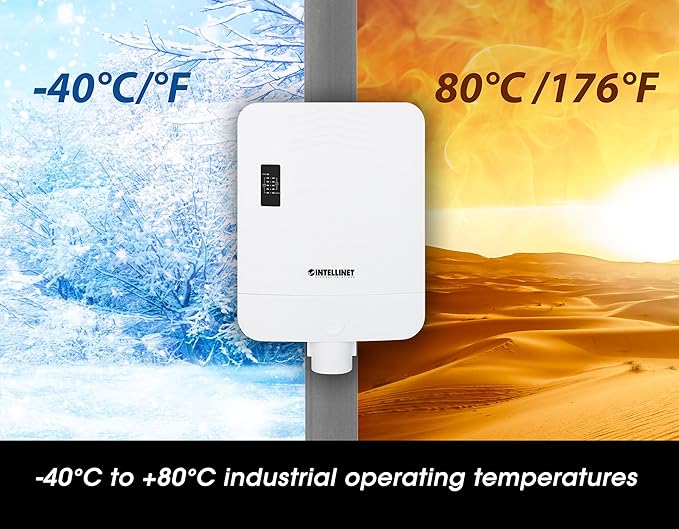 Intellinet Outdoor 5-Port Gig PoE Switch Passthrough - Switch - 5-Port Intellinet Outdoor 5-Port Gig PoE Switch Passthrough - Switch - 5-Port