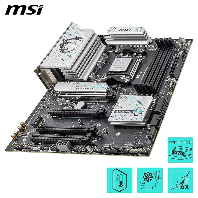 MSI B850 GAMING PLUS WIFI - Mainboard - ATX MSI B850 GAMING PLUS WIFI - Mainboard - ATX