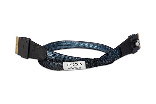 IcyDock SlimSAS SFF-8654 8i to SlimSAS SFF-8654 8i Cable IcyDock SlimSAS SFF-8654 8i to SlimSAS SFF-8654 8i Cable
