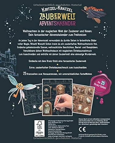 Harry Potter - Kritzel-Kratzel Zauberwelt Adventskalender - Inoffizielle Fan Art zu Harry Potter