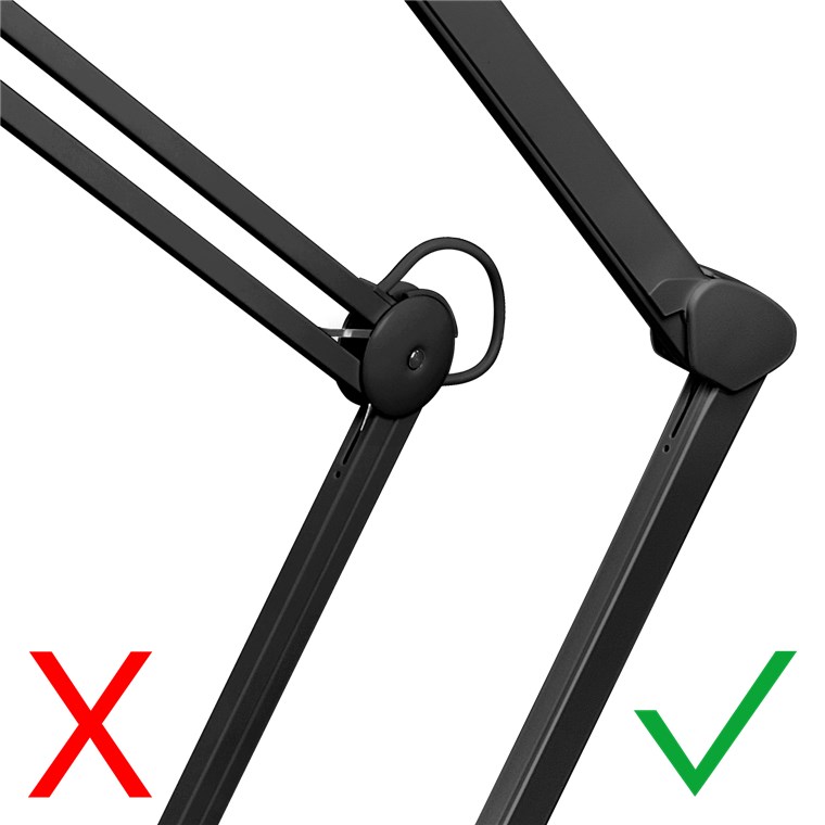 LED-Klemm-Lupenleuchte, 8 W, schwarz