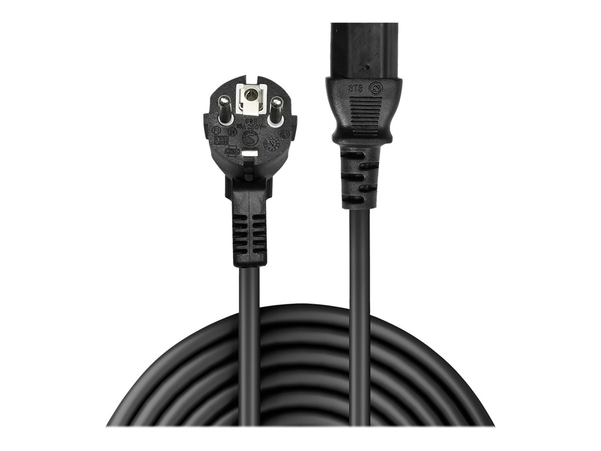 Lindy 30334 Stromkabel Schwarz 0,7 m Netzstecker Typ A IEC C13