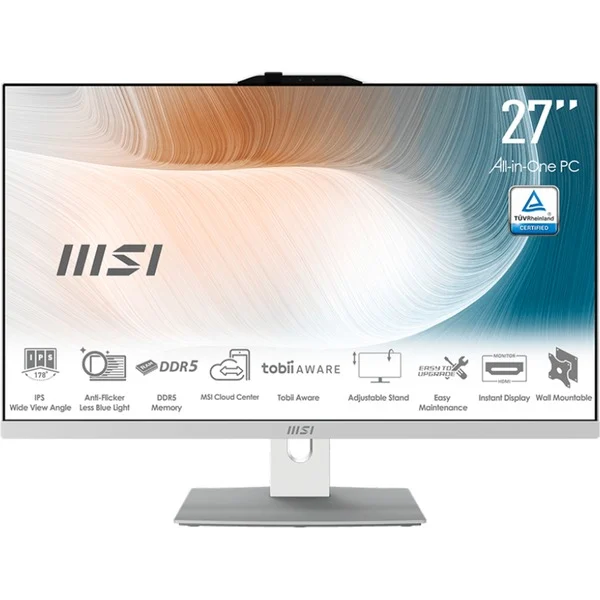 MSI Modern AM272P 1M-837DE 27" i7-150U white 16GB 1TB SSD W11P - All-in-One mit Monitor - Core i7 Mobile