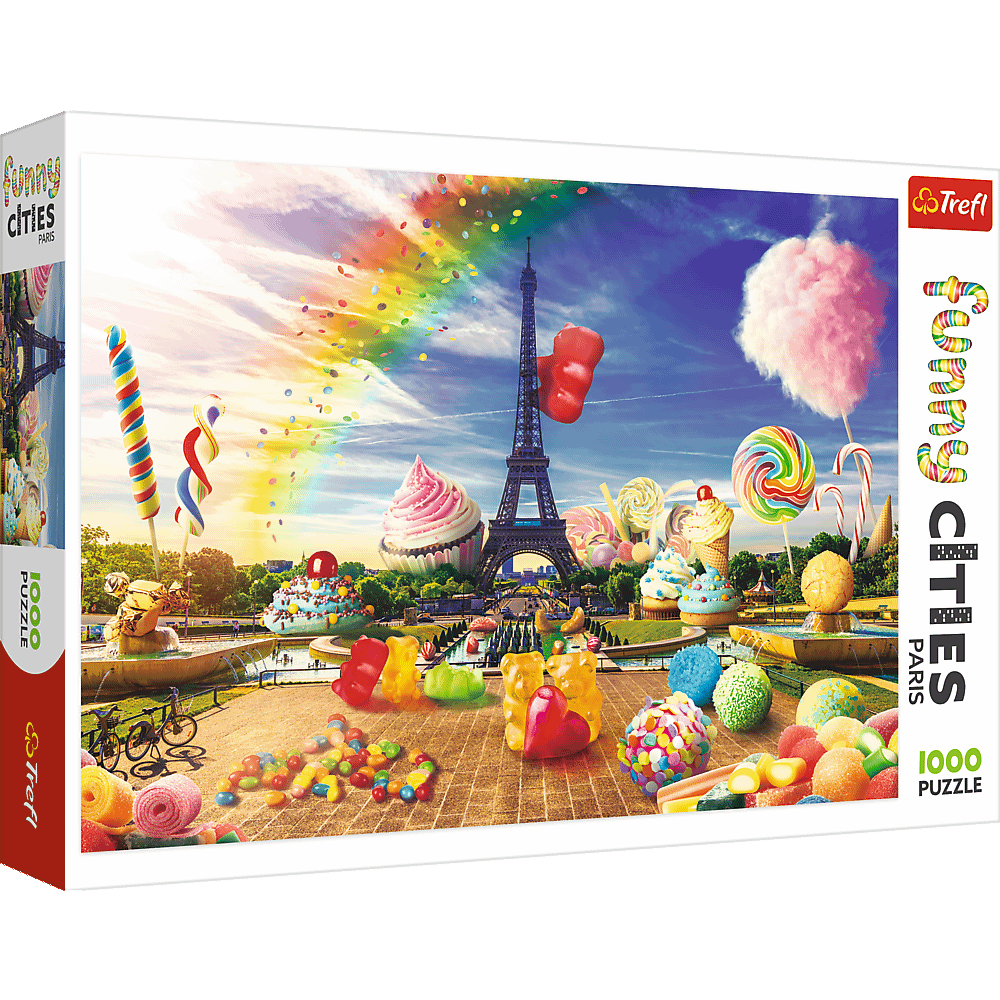 Funny Cities: Süßigkeiten in Paris - Puzzle 10597 - 1000 Teile