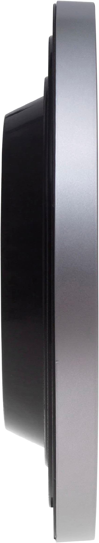 MAUL Wanduhr Step weiß/silber Kunststoff 30cm inkl. Batterie
