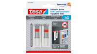 tesa Klebeschraube verstellbar Tapete & Putz bis 1kg    2St.