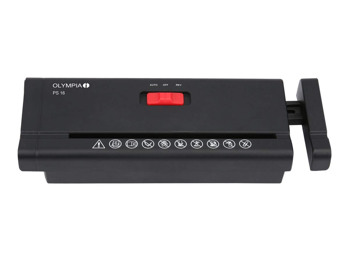 Olympia Aktenvernichter PS 16 schwarz