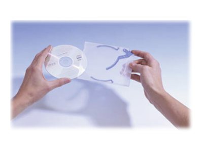 Durable QUICKFLIP Standard - KickOut Case - Kapazität: 1 CD/DVD - Blau (Packung mit 10)