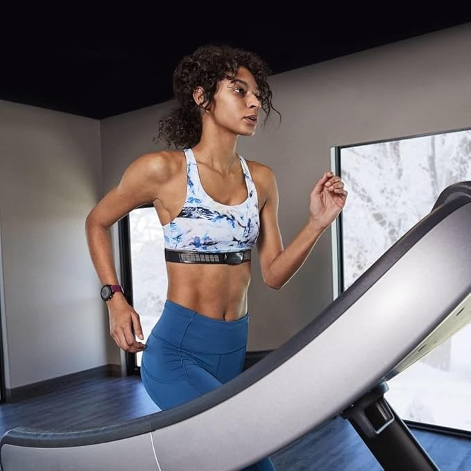 Garmin HRM-DUAL – Brustgurt zur Aufzeichnung von Herzfrequenzwerten, ANT+ & Bluetooth Technologie