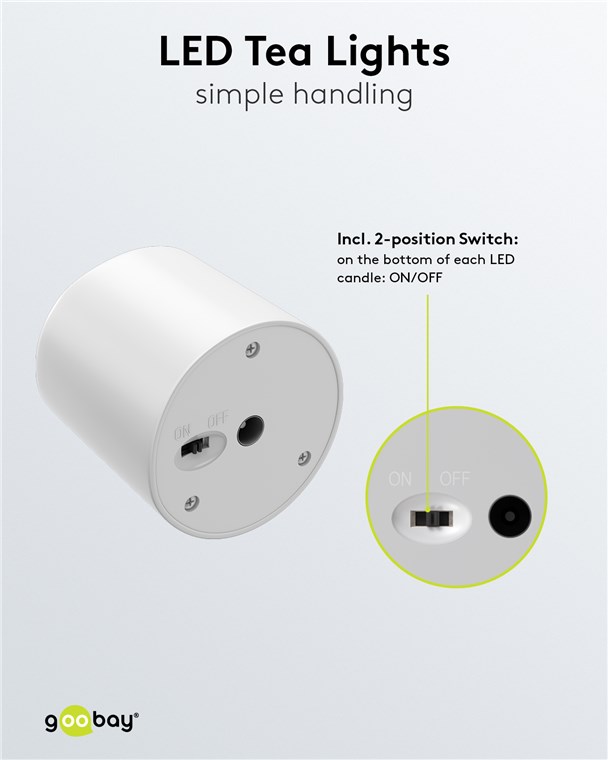 6er-Set LED-Teelichter 6er-Set LED-Teelichter