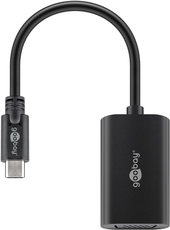 Goobay 51776 USB-Grafikadapter 1920 x 1080 Pixel Schwarz