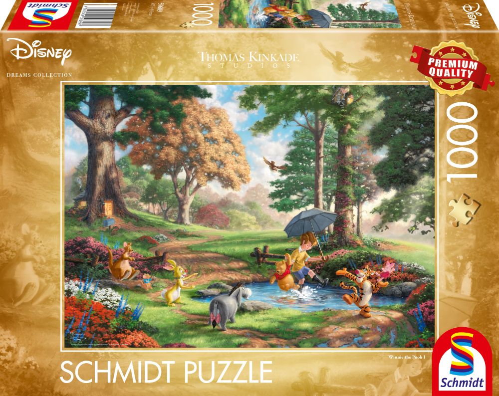 Disney, Winnie The Pooh - 1000 Teile Puzzle (Thomas Kinkade) Disney, Winnie The Pooh - 1000 Teile Puzzle (Thomas Kinkade)