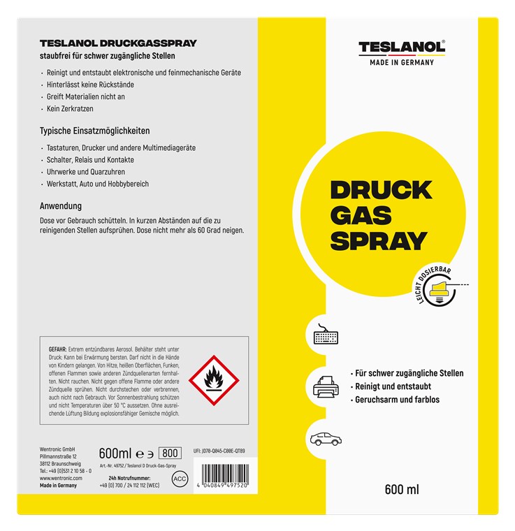 Druckgasspray