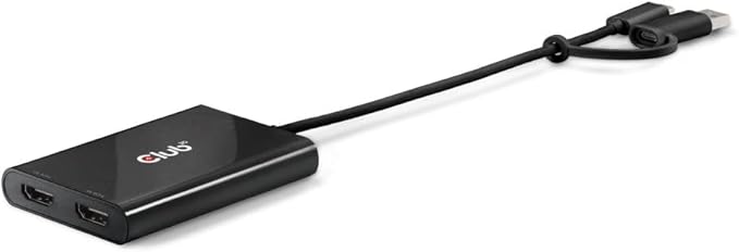 CLUB3D CSV-1475 Videosplitter USB Typ-C 2x HDMI