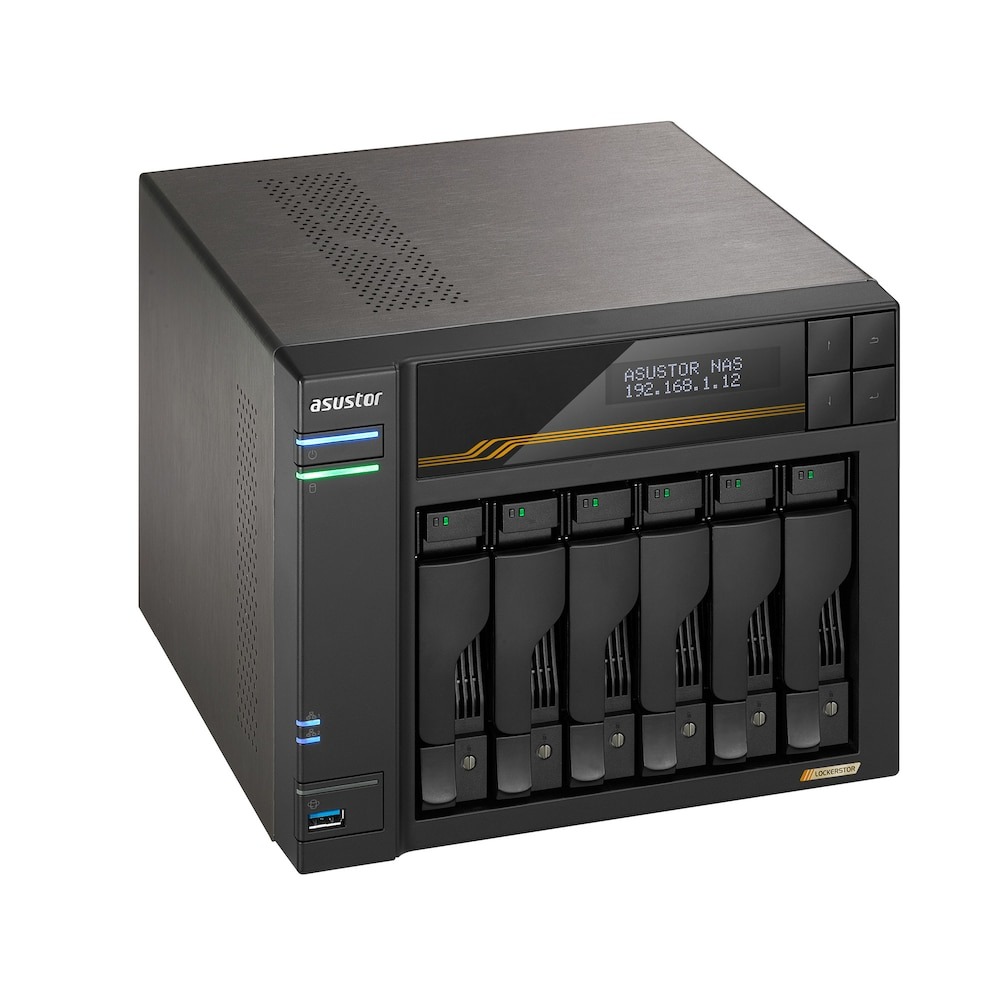 Asustor Lockerstor 6 Gen3 AS6806T 6-Bay Asustor Lockerstor 6 Gen3 AS6806T 6-Bay