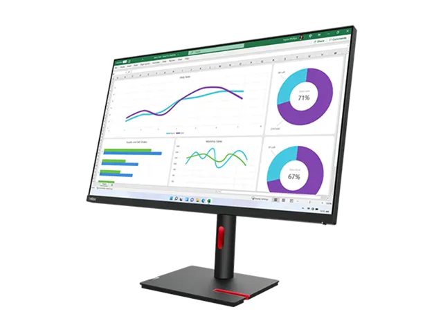 Lenovo ThinkVision T32h-30 LED display 80 cm (31.5") 2560 x 1440 Pixel Quad HD Schwarz