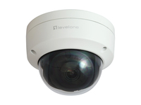 LevelOne GEMINI Fixed Dome IP-Netzwerkkamera, 6 Megapixel, H.265, 802.3af PoE, Innen-/Außenbereich