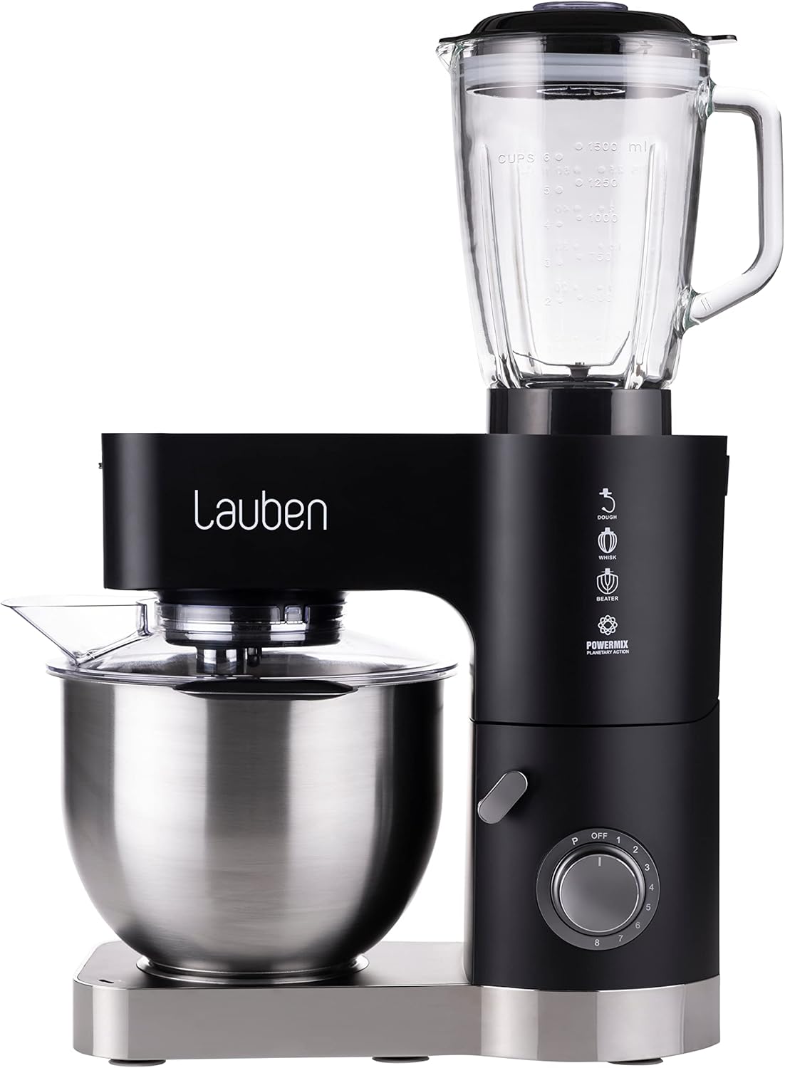 Lauben Küchenmaschine 5.5L 1200BC mit Zubehör        schwarz retail