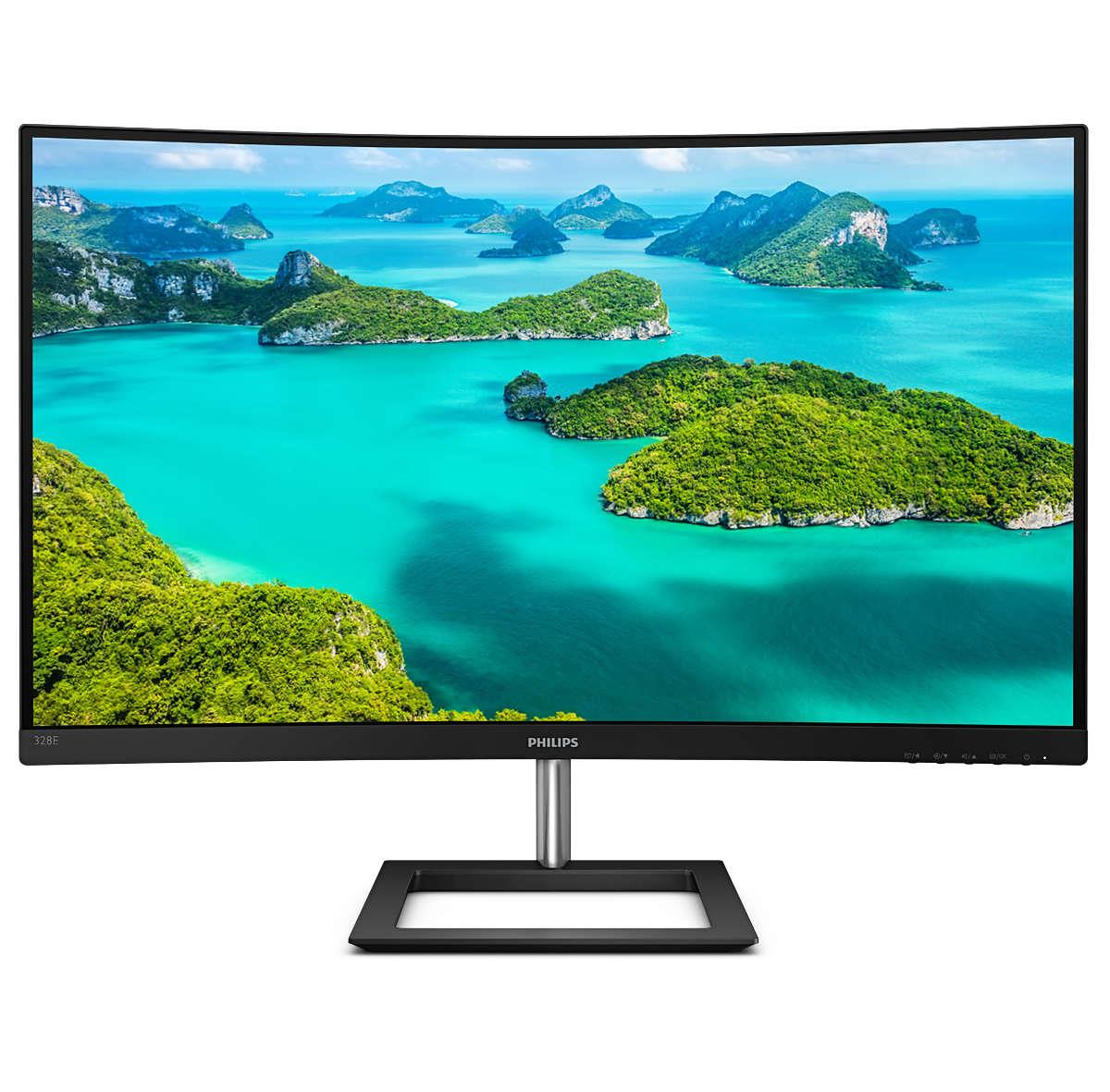 Philips E-line 328E1CA - LED-Monitor - gebogen - 81.3 cm (32")