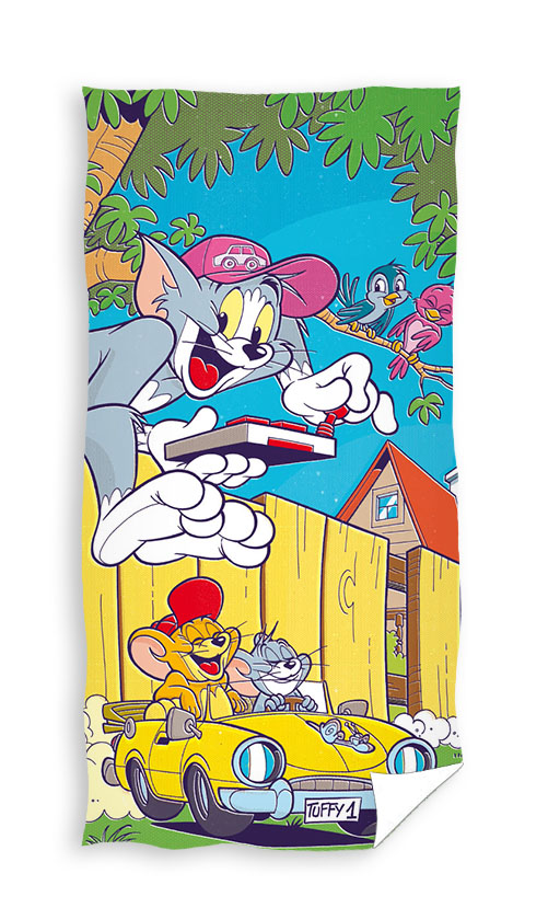 Tom und Jerry - Badehandtuch 70x140cm