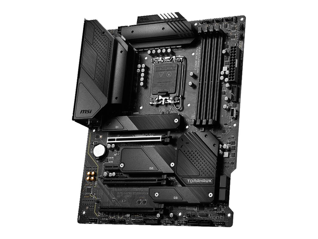 MSI MAG H670 TOMAHAWK WIFI DDR4 - Motherboard - ATX - LGA1700-Sockel - H670 Chipsatz - USB-C Gen2, USB 3.2 Gen 1, USB 3.2 Gen 2, USB-C Gen 2x2 - 2.5 Gigabit LAN, Wi-Fi 6, Bluetooth - Onboard-Grafik (CPU erforderlich)