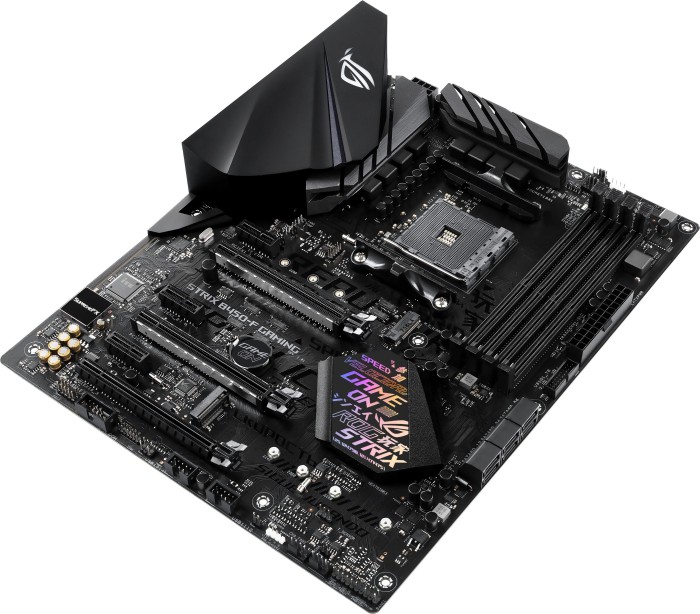 ASUS ROG STRIX B450-F GAMING - Motherboard - ATX - Socket AM4 - AMD B450 Chipsatz - USB 3.1 Gen 1, USB 3.1 Gen 2 - Gigabit LAN - Onboard-Grafik (CPU erforderlich)