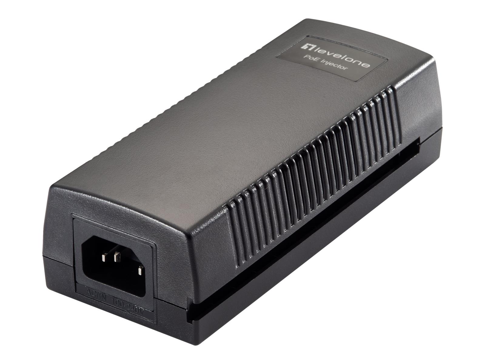 LevelOne POI-3010 PoE-Adapter Schnelles Ethernet, Gigabit Ethernet 52 V