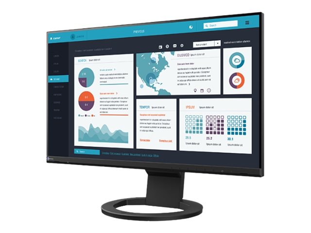 EIZO FlexScan EV2490-BK LED display 60,5 cm (23.8") 1920 x 1080 Pixel Full HD Schwarz