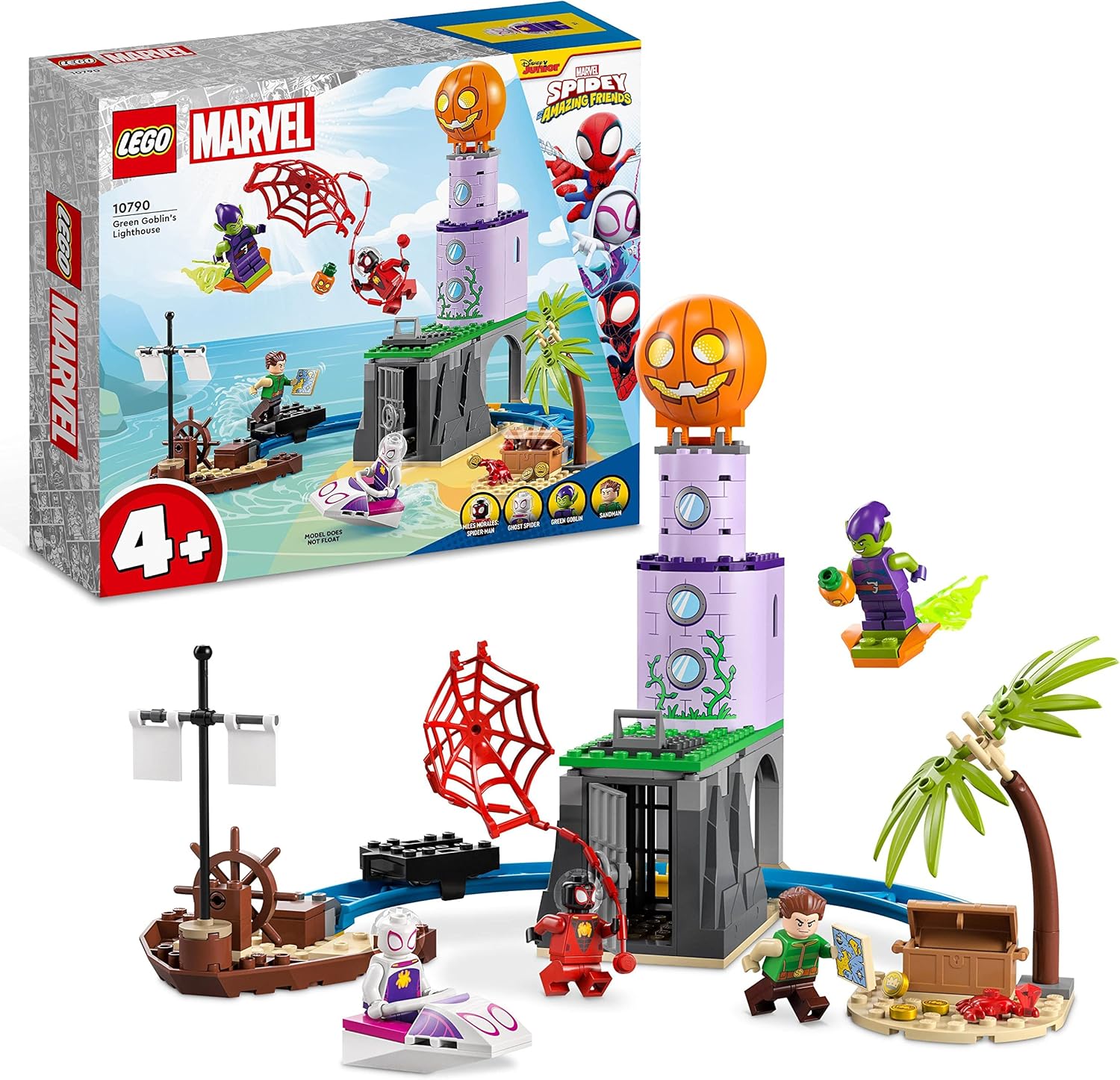 LEGO® 10790 - Spideys Team an Green Goblins Leuchtturm (149 Teile)