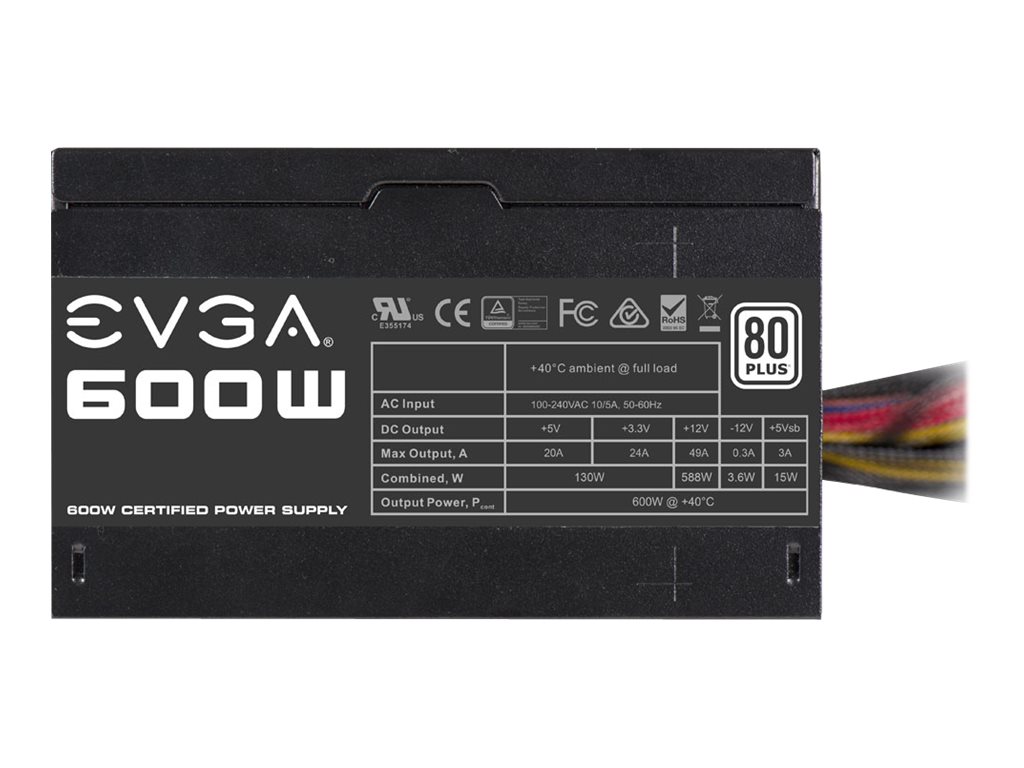 EVGA 100-W1-0600-K2 - Netzteil (intern) - ATX12V / EPS12V
