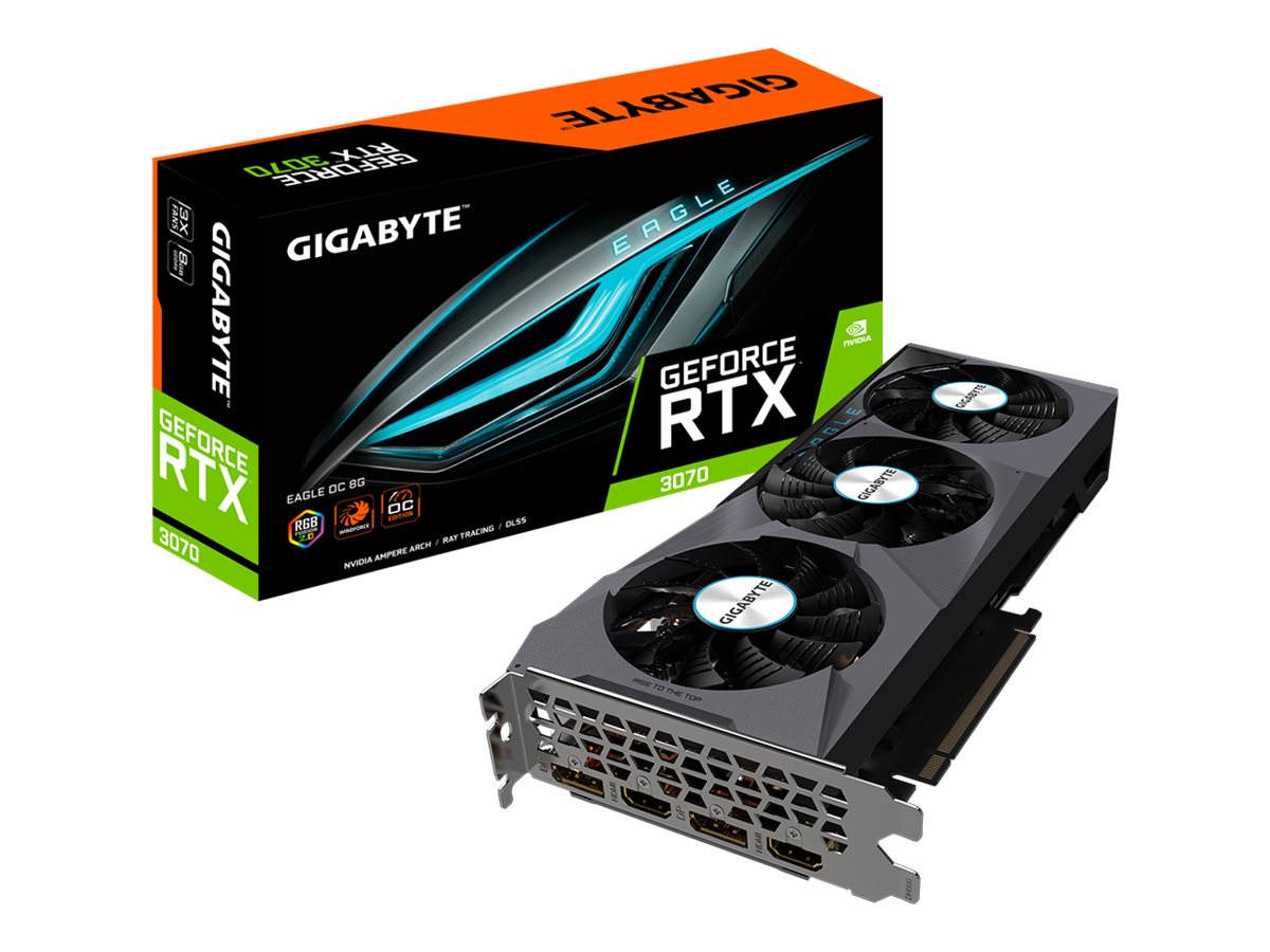 Gigabyte GeForce RTX 3070 EAGLE OC 8G (rev. 2.0) Gigabyte GeForce RTX 3070 EAGLE OC 8G (rev. 2.0)