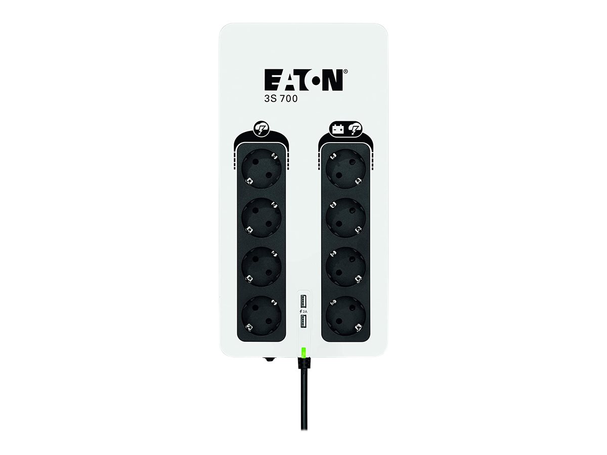 Eaton 3S700D Unterbrechungsfreie Stromversorgung (USV) Standby (Offline) 0,7 kVA 420 W 8 AC-Ausgänge