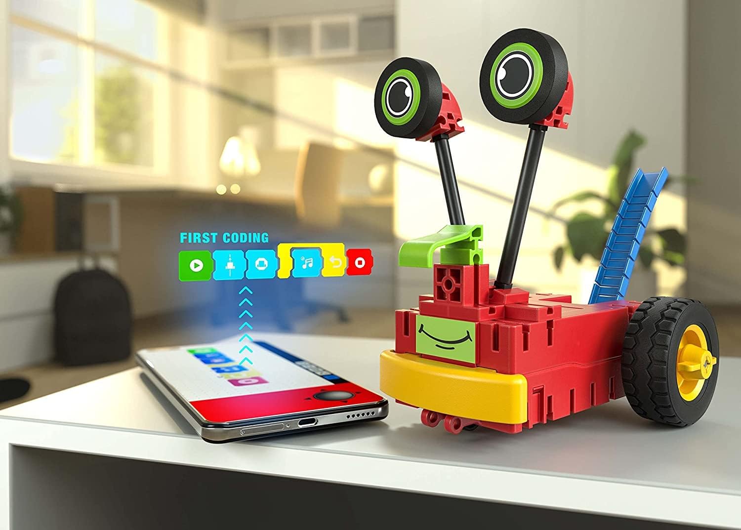 fischertechnik 559889 ROBOTICS – Early Coding, Bausatz für Kinder ab 5 Jahren, Experimentierkasten für 3 Roboter Modelle, zum Bauen & Programmieren, mit Motoren & Sensoren fischertechnik 559889 ROBOTICS – Early Coding, Bausatz für Kinder ab 5 Jahren, Experimentierkasten für 3 Roboter Modelle, zum Bauen & Programmieren, mit Motoren & Sensoren