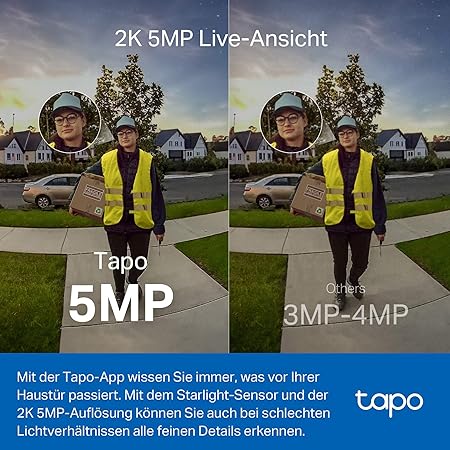 TP-Link Tapo D230S1 Schwarz, Weiß